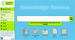 Desktop Screenshot of knowledgenet.ashfordstpeters.nhs.uk